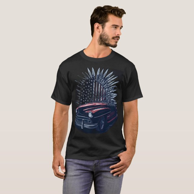 American Cars 24 T Shirt (Hel framsida)