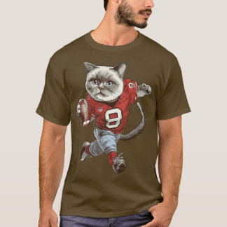 American Cat Player T Shirt
