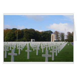 American Cemetery Luxembourg Hälsningskort
