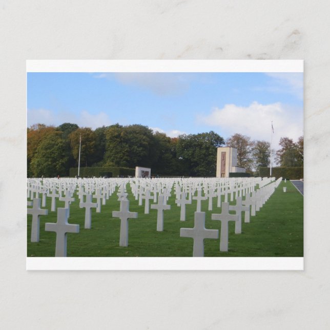 American Cemetery Luxembourg Vykort (Framsida)