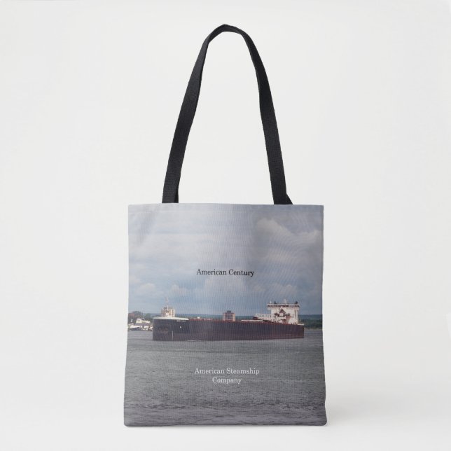 American Century all over tote bag Tygkasse (Framsida)