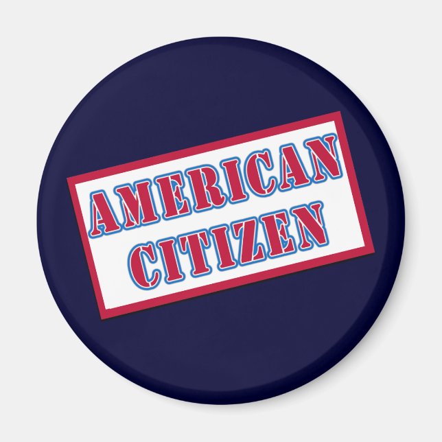 American Citizen Magnet (Framsidan)