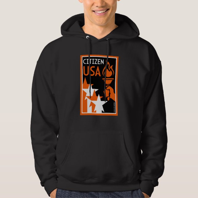 American Citizenship Gifts Hoodie (Framsida)