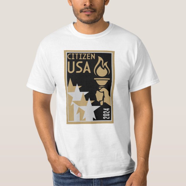 American Citizenship Gifts T Shirt (Framsida)