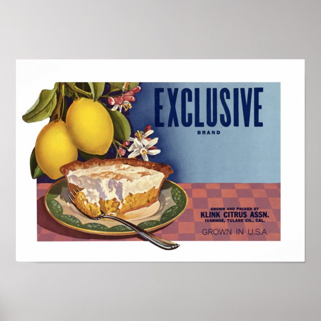American Citrus Vintage ADV Poster (Framsidan)