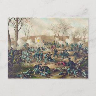 American Civil Krig Battle of Fort Donelson 1862 Vykort