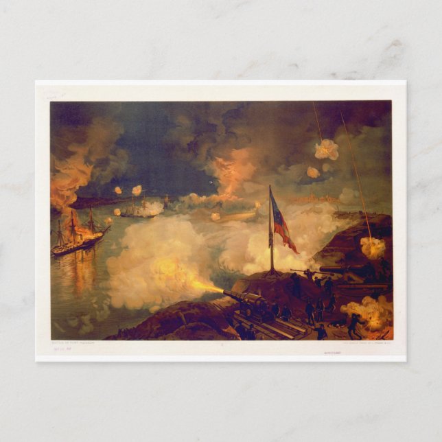 American Civil Krig Battle of Port Hudson Vykort (Framsida)