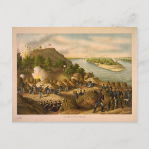 American Civil Krig Siege of Vicksburg 1863 Vykort
