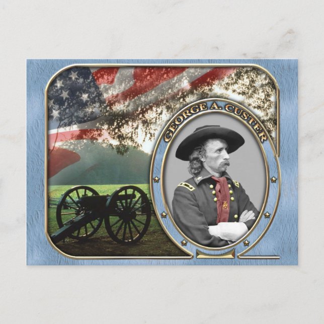 American Civil Krig vykort (Framsida)