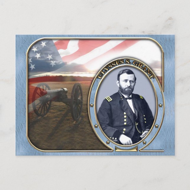 American Civil Krig vykort (Framsida)