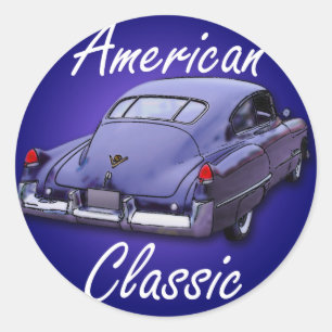 American Classic 1949 Cadillac Runt Klistermärke