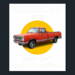 american classic genuine quality limited edition D Poster<br><div class="desc">A vintage classic car poster perfect for decorating your home, garage, office, or studio. This retro automotive artwork is ideal for car enthusiasts, collectors, and anyone who appreciates timeless classic car culture.</div>