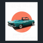 american classic genuine quality limited edition s poster<br><div class="desc">A vintage classic car poster perfect for decorating your home,  garage,  office,  or studio. This retro automotive artwork is ideal for car enthusiasts,  collectors,  and anyone who appreciates timeless classic car culture.</div>