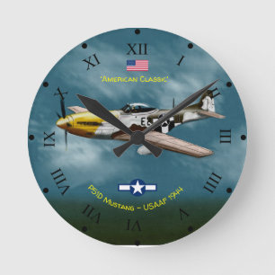 American Classic P51D Mustang Watch Rund Klocka
