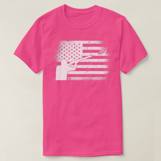 American Clay Shooting T Shirt (Design framsida)