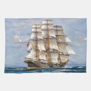 American Clipper Sovereign of the Seas Kökshandduk