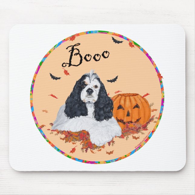 American Cocker Spaniel Halloween Musmatta (Framsidan)