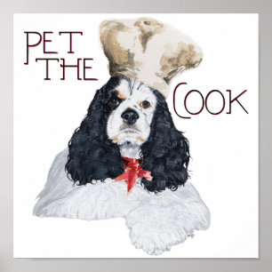 American Cocker Spaniel Kock Poster