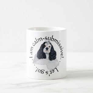 American Cocker Spaniel Lugn Undergiven Kaffemugg