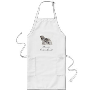 American Cocker Spansk Apron Långt Förkläde