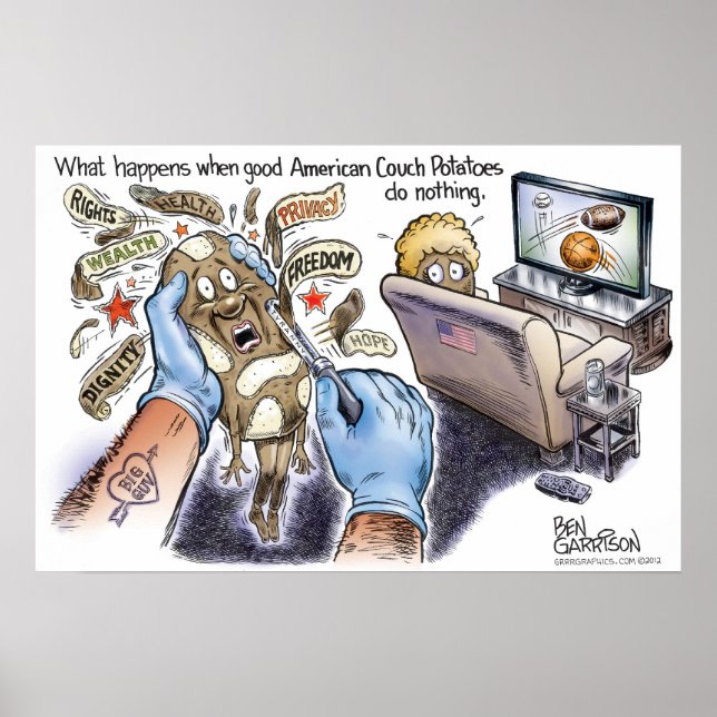 American Couch Potato Poster (Framsidan)