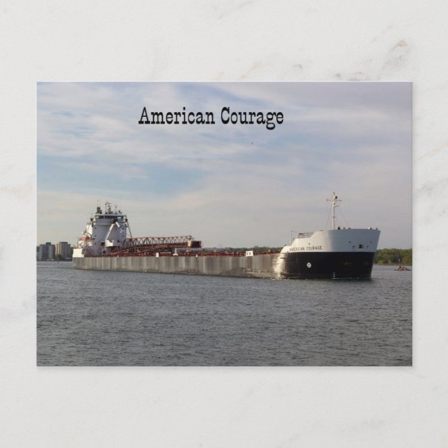 American Courage-kort Vykort (Framsida)
