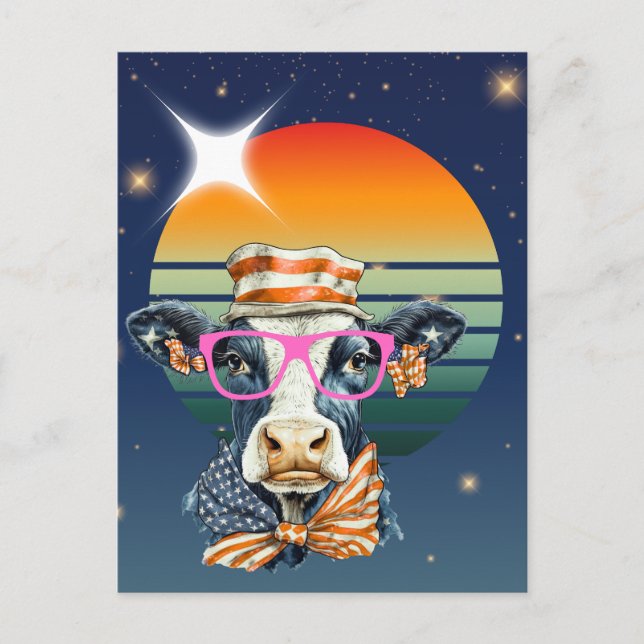 American Cow Helg Vykort (Framsida)