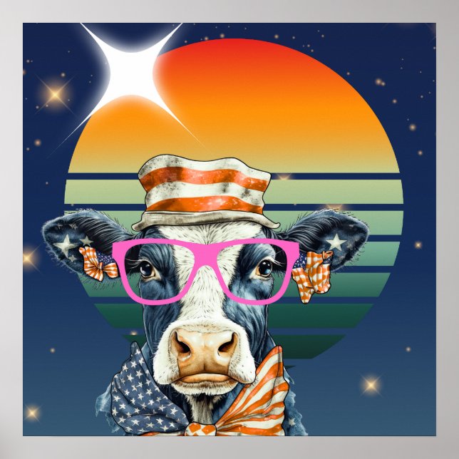 American Cow Poster (Framsidan)