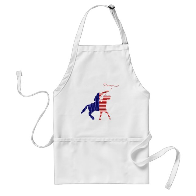American Cowboy Apron Förkläde (Framsidan)