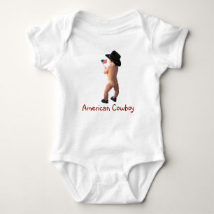 American Cowboy Infant Creeper T-shirt