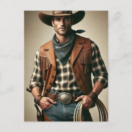 American Cowboy Vykort