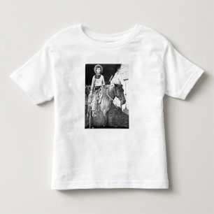 American cowboyin i Kansas, c.1880 (b/w-foto) T-shirt
