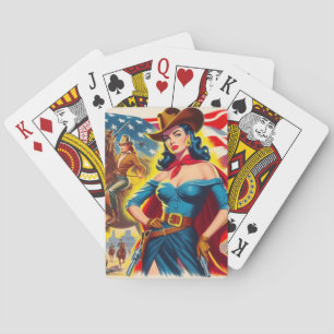 American Cowgirl Pin-up Casinokort