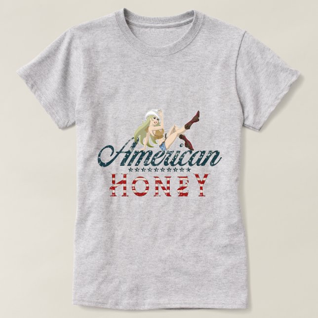 American Cowgirl T Shirt (Design framsida)