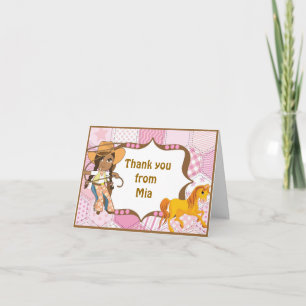American Cowgirl Tackkort Card