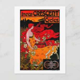 American Crescent Vintage PosterEurope Vykort