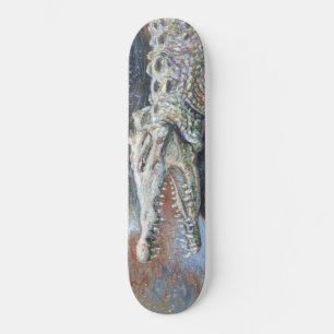 American Crocodile: Skattbordsdäck Mini Skateboard Bräda 18,5 Cm