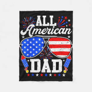 American dad 4 juli solglasögon familj fleecefilt
