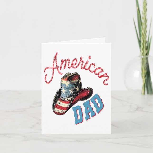 American Dad Cowboy Helgkort (Framsida)