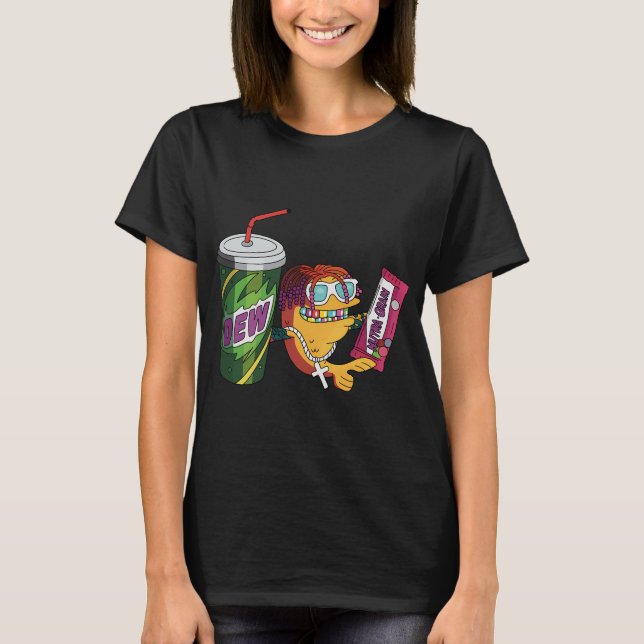 American Dad - Klaus - Nutra-Grain Bar och Dew T Shirt (Framsida)