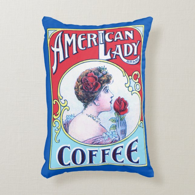 American Dam Coffee Prydnadskudde (Framsidan(Vertikal))