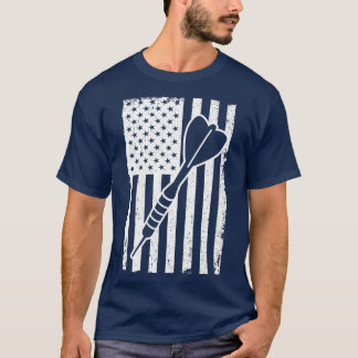 American Dart Player Darts Throwing Sports Pub T Shirt
