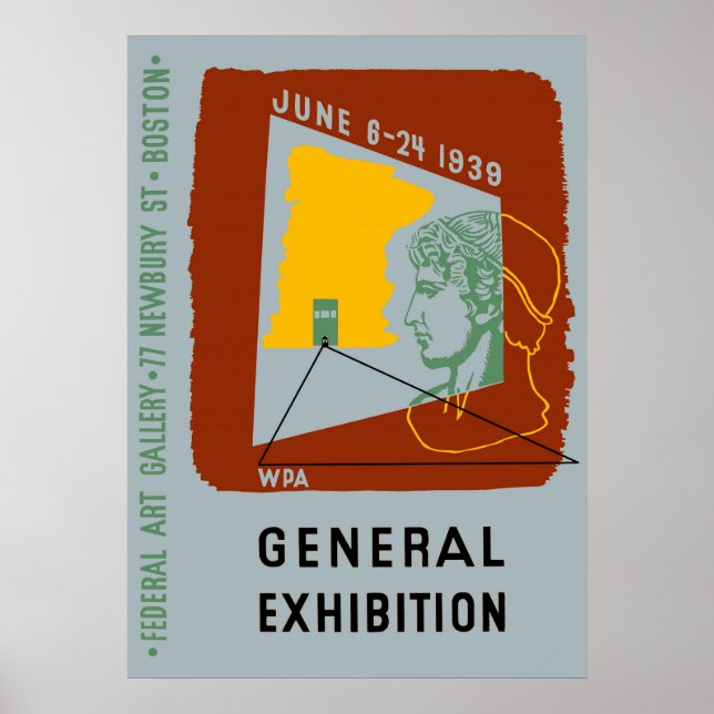 American Design Exhibit Boston Poster (Framsidan)