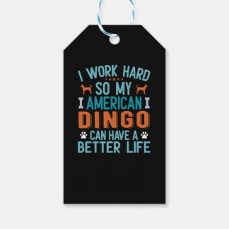 American Dingo Hundägare Presentetikett