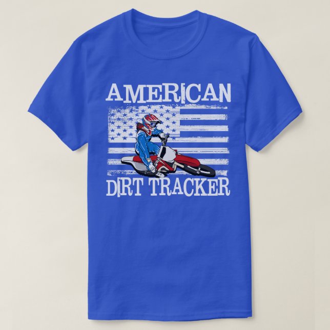 American Dirt Tracker T Shirt (Design framsida)