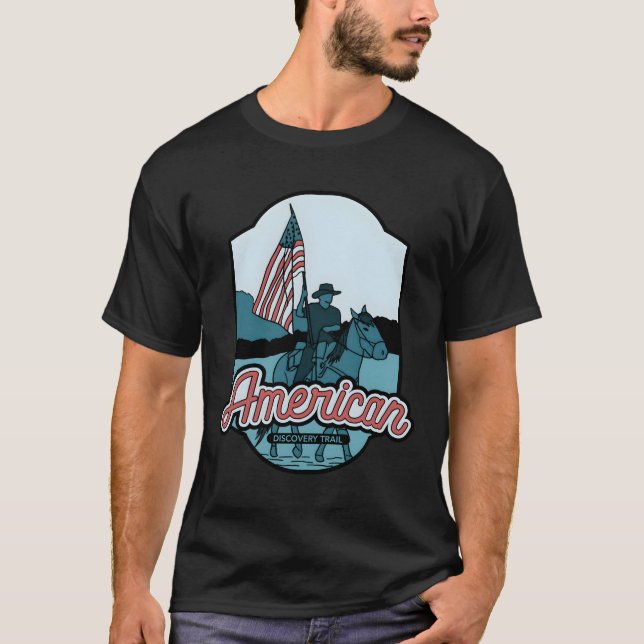 American Discovery Trail -  T Shirt (Framsida)
