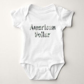 American Dollar Money Typography – Cute Baby T Shirt
