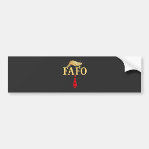 American Donald Trump FAFO USA flagga Patriotic Bildekal