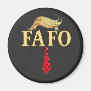 American Donald Trump FAFO USA flagga Patriotic Magnet