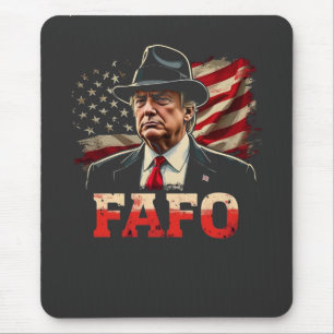 American Donald Trump FAFO USA flagga Patriotic Musmatta